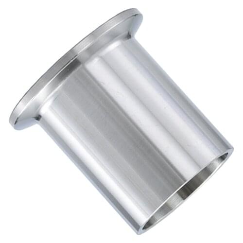 38mm Tube OD Length 60mm Stainless Steel Sanitary Weld Ferrule Connector Pipe Fitting For Homebrew Home Brew Fit 1.5" Tri Clamp