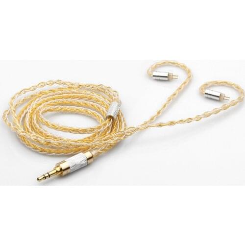 ZSFS 8 Core Silver Plated Cable 3.5/2.5 MMCX 2pin Earphone Upgrade Cable for se215 se535 se846 w4r um3x tf10 ue900 zs10 1964 HQ5