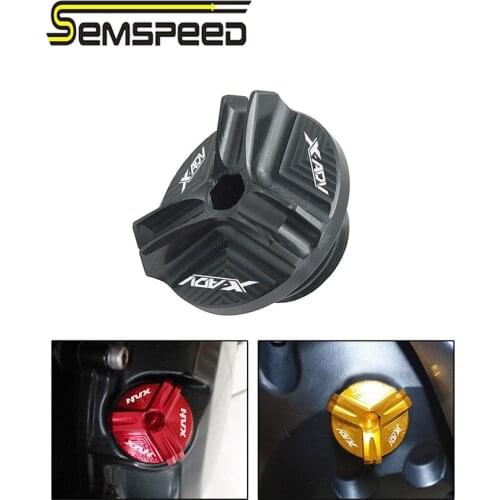 M20*2.5 CNC Motorcycle Accessories Engine Oil Drain Cup Fuel Filler Tank Cap Cover For Honda XADV750 X-ADV XADV 2017-2019 2020
