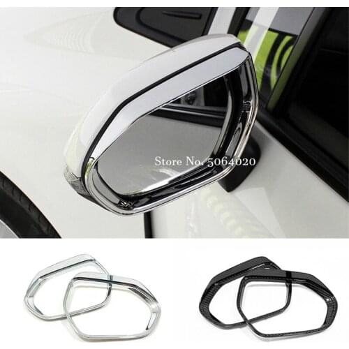 For Toyota Yaris Cross 2020 2021 Accessories ABS Chrome Car Rear view mirror block rain eyebrow Cover Trim Sticker Car styling