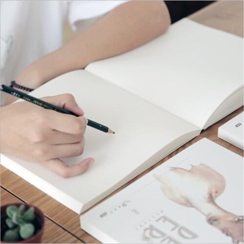 20K 80 Sheets Sketch Book For Drawing Painting Professional Graffiti Sketch Paper Book School Supplies Stationery