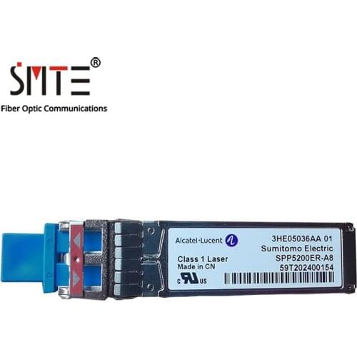 Alcatel-Lucent 3HE05036AA SFP+ 10G ER 40km LC Single-Mode Fiber Optical Module Transceiver Original