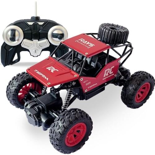 Alloy climbing car, charging remote control car, electric remote control off-road vehicle, remote control car childrens toy car