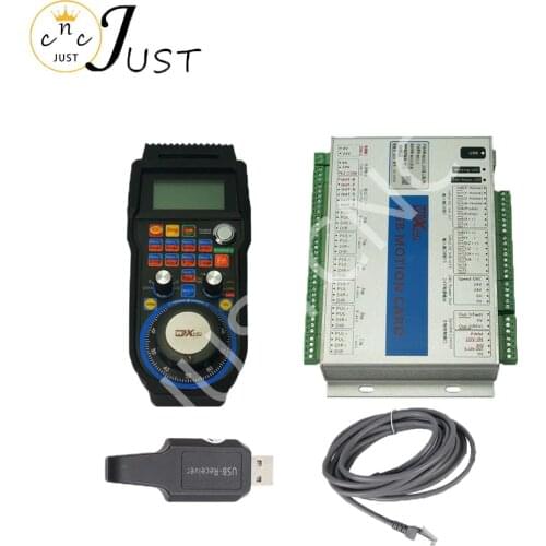 Cnc kit Ethernet Mach3 2MHz controller kit XHC 3 4 6-axis motion control card with MPG wireless suspension handwheel WHB04B