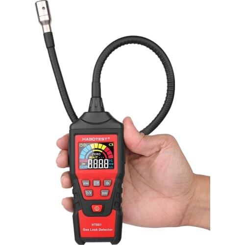 Natural Gas Detector Professional Gas Leak Detector 9999 PPM 20% LEL Gas Analyzer with Display Sound Alarm