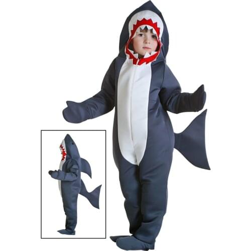 Reneecho 2019 New Arrival Halloween Costumes For Kids Shark Costume For 3-14 Yeas Old love live cosplay Child Purim Carnival