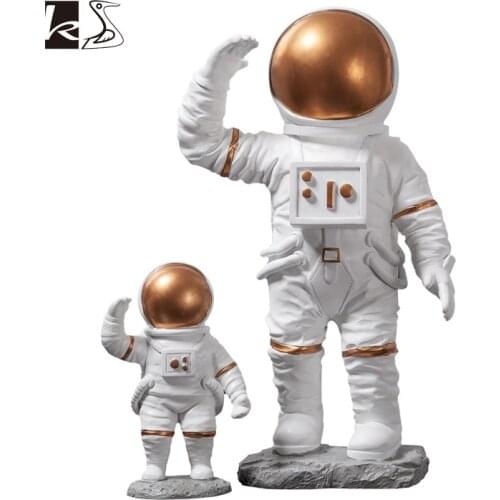Home Decor Creative Astronaut Resin Ornaments For Home Room Decor Miniature Figurines Decoration Accessories Kawaii Decor Figure
