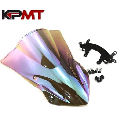 Screen Windshield Windscreen Air Deflector Bracket for Kawasaki Z900 2017 2018 2019 Motorcycle Double Bubble Z 900 17 18 19