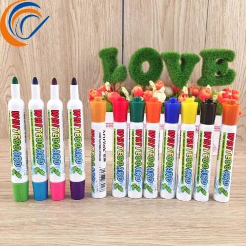 Stationery Wholesale Children 12 Colors Per Set Color Whiteboard Pen Wholesale