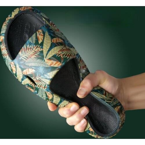 Summer new couple slippers mens indoor fashion wear Korean antiskid and deodorant slippers