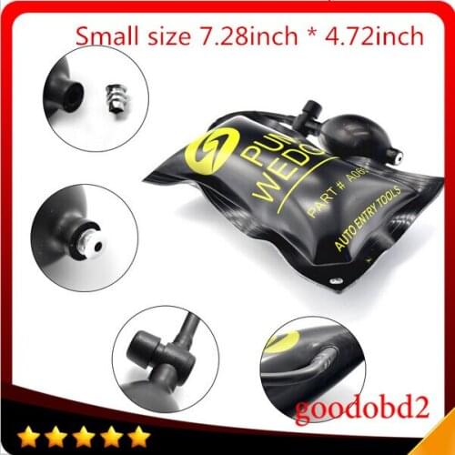Small size Professional Rubber Pump Wedge Airbag Universal Air Wedge Locksmith Tools Lock Pick Set Car Door Lock Opener
