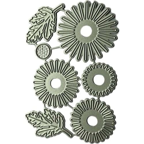 Metal Flower Cutting Dies Stencils For Scrapbooking Photo Album Decoration Embossing Paper Card Craft Template Folder Suit