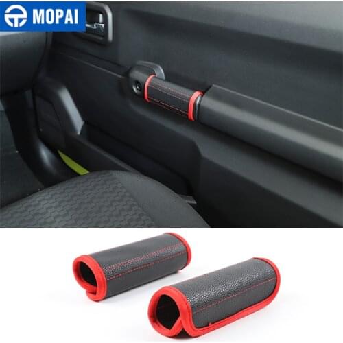 MOPAI Interior Mouldings for Suzuki Jimny JB74 Car Innter Door Handle Protector Cover for Suzuki Jimny 2019-2020 Accessories