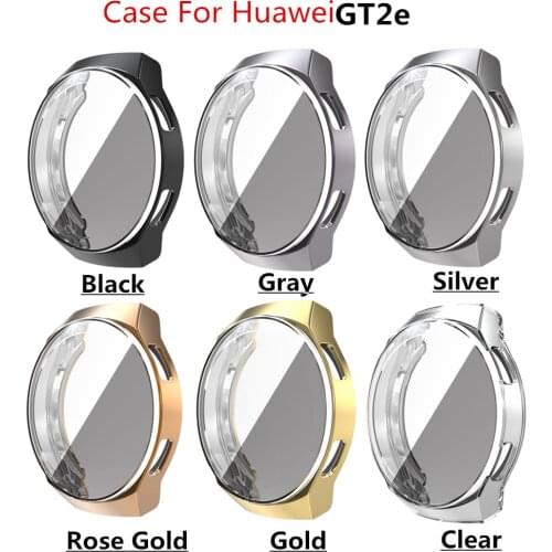 100PCS Soft Protect Cover for Huawei Watch GT2E Case TPU Bumper for Watch GT 2 E 2E Full Coverage case Frame Accessorie