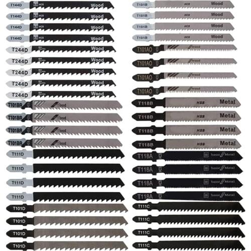70Pcs Puzzle Blade Set, T-Shaped Handle Puzzle Blade T118A/T118B/T144D/T244D/T101AO/T101BR/T101B for Wood Metal Cutting