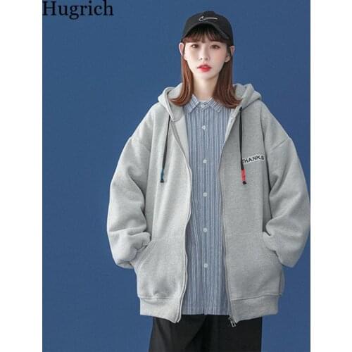 New Women Jacket Spring And Autumn Jacket Women Solid Hooded Bomber Jacket Casual Loose Baseball Womens Windbreaker Korean