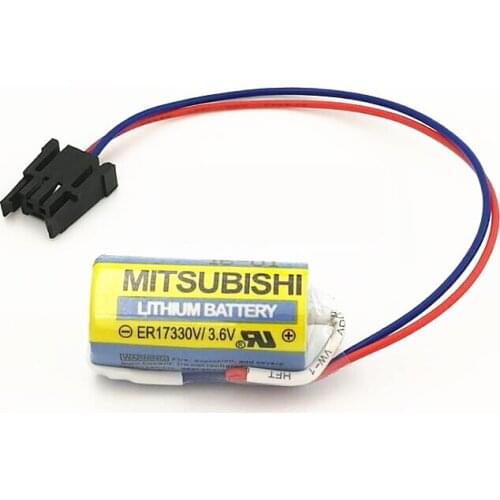 New imports ER17330V 3.6V battery MR-BAT servo lithium battery PLC industrial control battery A6BAT Rechargeable Li-ion Cell