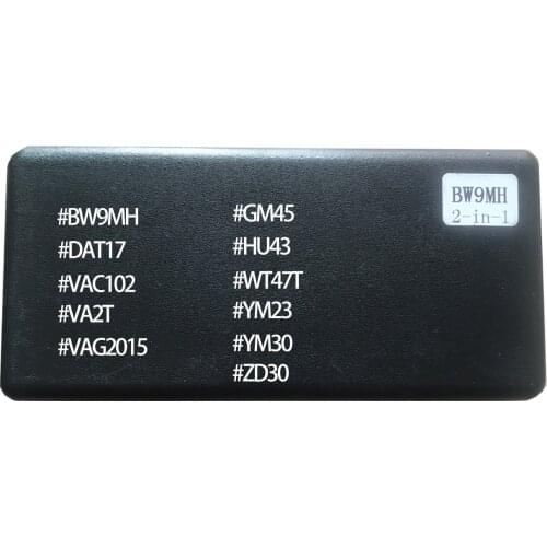 Genuine lishi 2 in 1 lock and decoder VAG2015 VA2T VAC102 WT47T YM23 YM30 ZD30 HU43 BW9MH DAT17 GM45 HU43