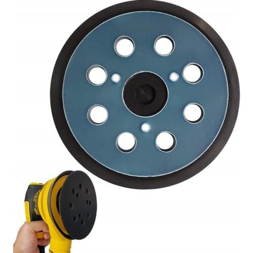 5 Inch 8 Holes 125mm Hook Loop Sanding Backing Pad Electric Makita Orbital Sander Sanding Discs Porter Cable Backup Pad
