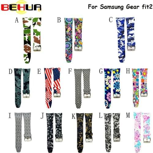 Sports Silicone Wrist Strap Watch band For Samsung Gear Fit 2 Fit2 SM-R360 Watchbands Smartwatch GPS Activity Fitness Tracker