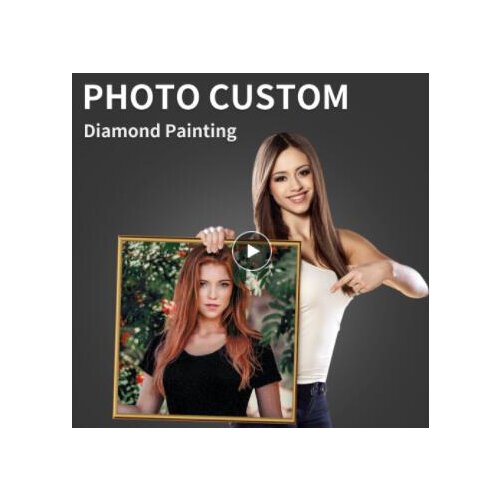 YGYT Cross Stitch Mosaic Diamond Embroidery Full Square/Round drill Photo Photo for Parents gifts Custom Paintings pictures