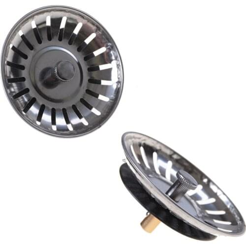 High Quality Stainless Steel Kitchen Sink Strainer Stopper Waste Plug Sink Filter Filtre Lavabo Bathroom Hair Catcher