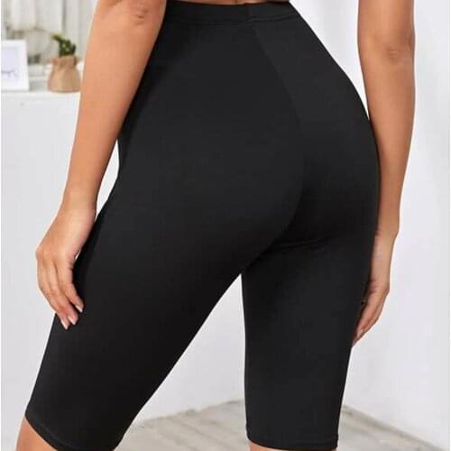2021 Black Shorts for Women Sexy Sweatpants Shorts Solid High Waist Biker Shorts Women Outdoor Sports Cycling Summer Shorts