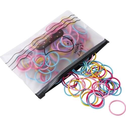 5/100 Pcs/bag Girls Scrunchies Elastic Hair Band Ponytail Holder Hair Accessories for Girl Tie Hair Ring Rope Headwear Headbands