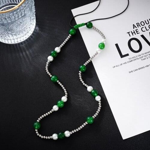 2021 New Stainless Steel Natural Stone Necklace. Titanium Steel Jewelry Chain Necklace for Men and Women