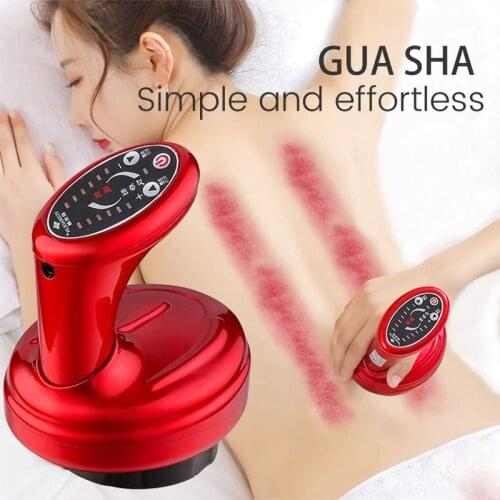 3 In 1 Cupping Set Electric Cupping Massager Vacuum Suction Cups LCD Display Guasha Scraping Fat Burner Slimming Therapy Machine