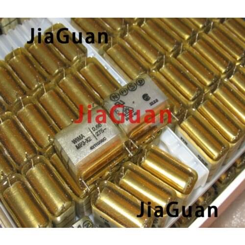 4PCS NEW WIMA MP3-X2 0.68UF 275VAC 684 680NF 684/275VAC PCM27 Copper original capacitor Transparent 275V0.68UF 684 MP3X2