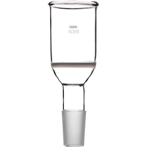 60ml,24/40,Glass Buchner Filtration Funnel,3# Coarse Filter,Ground Joint