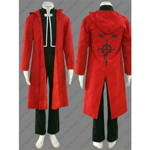 Anime Fullmetal Alchemist Edward Elric Cosplay Full Metal Alchemist Cosplay Costume