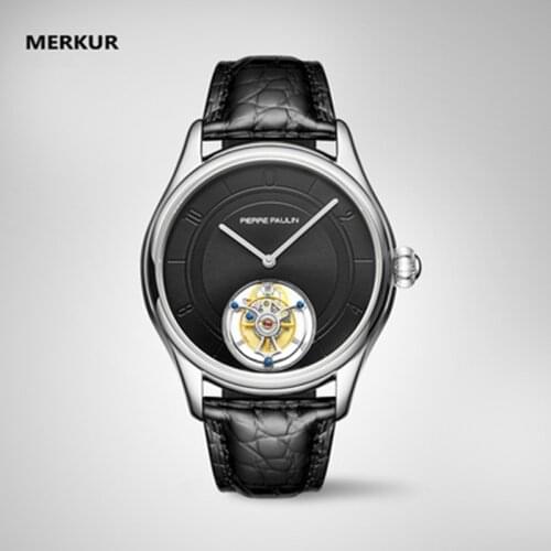 Tourbillon Watch Mechanical Hollow Perspective Business Men Watches 2021 NEW Brand Luxury Personalized Gift Designer Wristwatch