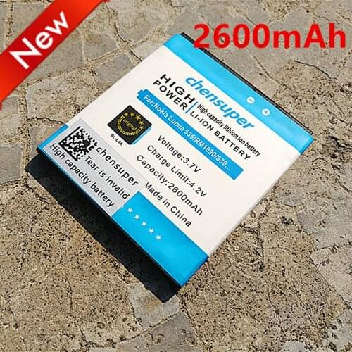 Chensuper 2600mAh BV-L4A Replacement For Nokia Lumia 830 RM-984 Lumia830 Lumia 535 BV L4A BL-L4A