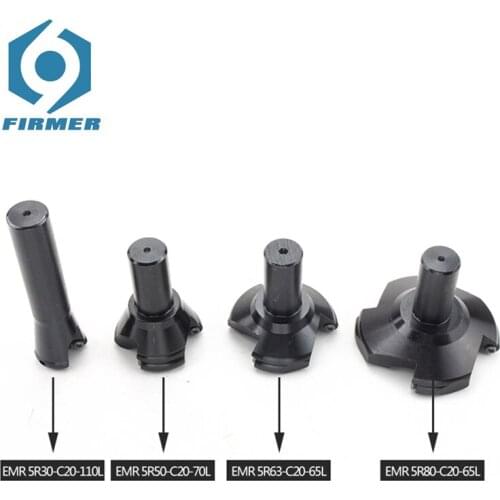 EMR 5R Milling Disc Milling Machine Face Mill Holder Diameter 30/50/63/80/100mm Round 30-C20-110L For RPMW1003MOT Milling Cutter