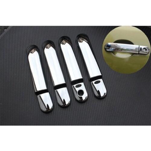 For Nissan Note E11 2005 2006 2007 2008 2009 2010 2011 2012 Chrome Car Door Handle Covers Accessories Trim Car Styling Overlay