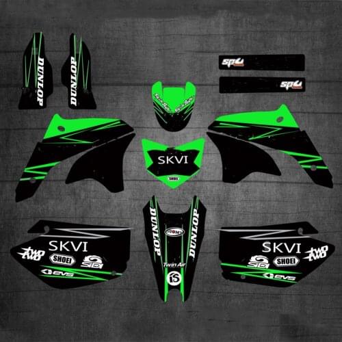 Motorcycle KLX 450 TEAM GRAPHICS DECALS STICKERS kits For Kawasaki KLX450 2008 2009 2010 2011 2012 2013 2014 2015 2016 2017 2018