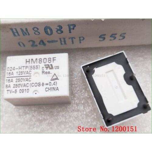 HM808F HM808F-024-HTP HM808F 24V 16A relay DIP-4