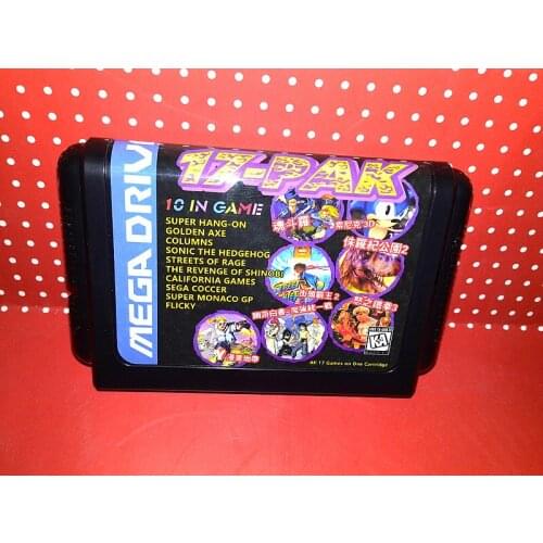 MD Game : 17 in 1 ( Japan Version!! )