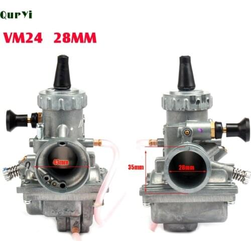 Mikuni VM24 Carburetor Carburador PE28 28mm Carb For 125 140 150 160 CC Dirt Pit Bike ATVs QTV Motorcycle Performance UP