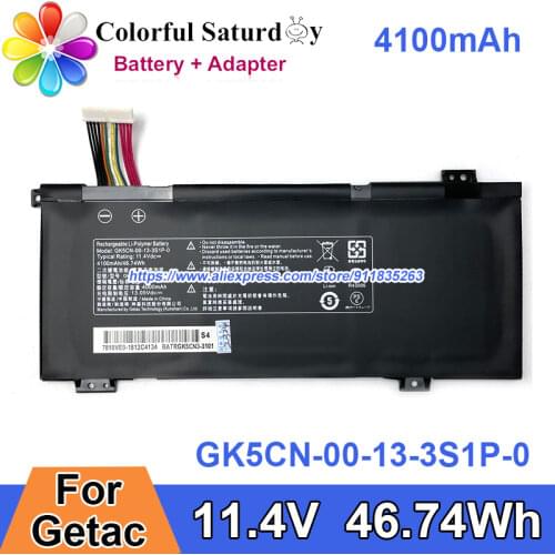Genuine GK6Z5CN GK7CN6S GK5CN4Z Laptop Battery GK5CN-00-13-3S1P-0 11.4V 4100mAh For Schenker XMG Core 17 Neo 15 17 Z2-G OP-LP2