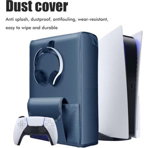 Dust Cover Compatible For PS5 Console Waterproof And Portable Protective Cover Case Foldable Dust Sleeve