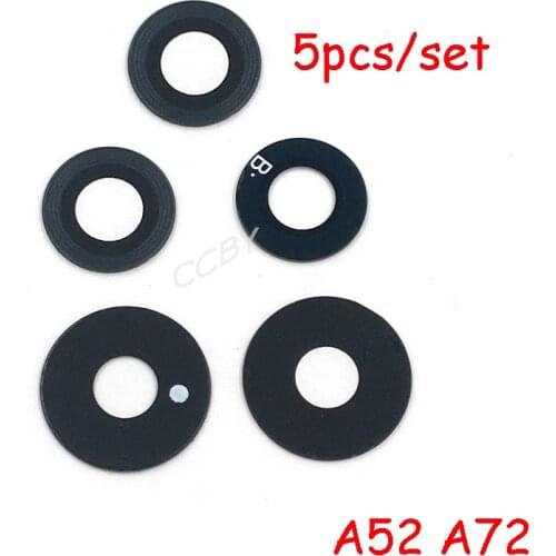 50PCS Rear Back Camera Glass Lens Cover For Samsung Galaxy A02 A12 A32 A42 A52 A72 A82 with Ahesive Sticker