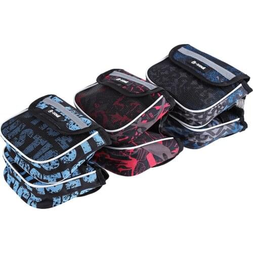 B-SOUL High Quality Cycling Bike Front Frame Bag Tube Pannier Double Pouch for Cellphone Bicycle Accessories Riding Bag