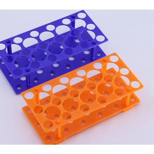 1pcs plastic 28holes Detachable Multifunctional 10ml / 15ml / 50ml centrifuge tube rack test tube holder pipe stander