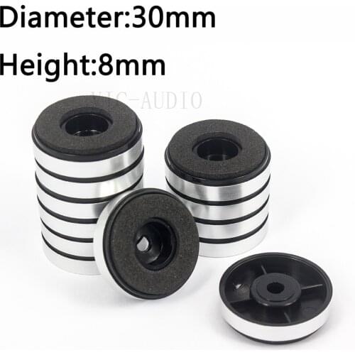 12PCS 30*8mm Plastic mats Amplifier Feet Speaker Turntable CD Player Computer DAC Machine Feet
