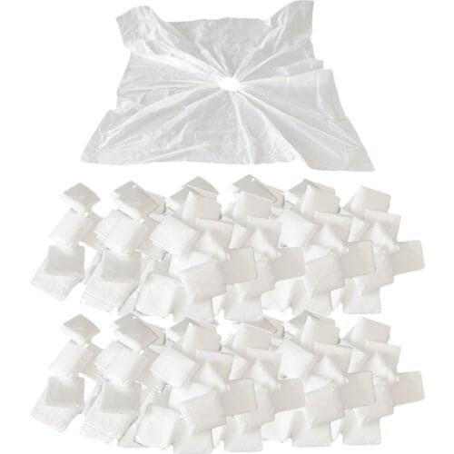 200x PE Disposable Hair Cutting Cape Salon Hairdressing Home Stylist Apron