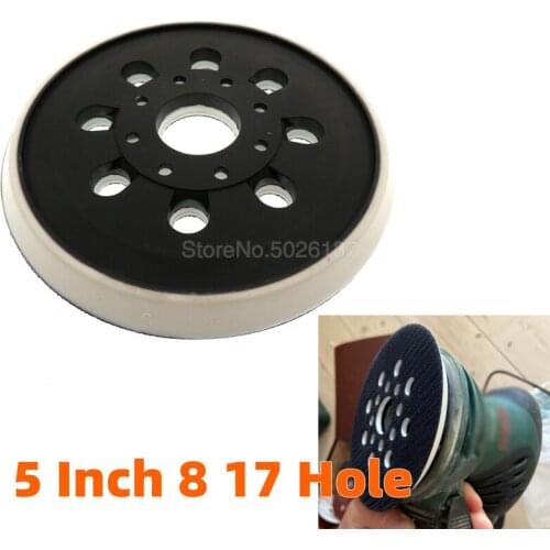 5 Inch 16 Hole Basis Orbit Sander Replace Backing Pad Replacement For Sanding Base Power Tool Accessories Electric