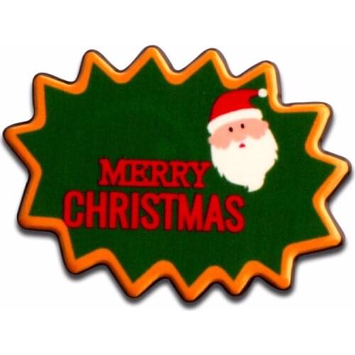 LF 20Pcs Acrylic Christmas Decoration Craft Flatback Cabochon Embellishments For Scrapbooking Kawaii Cute Diy Accessories